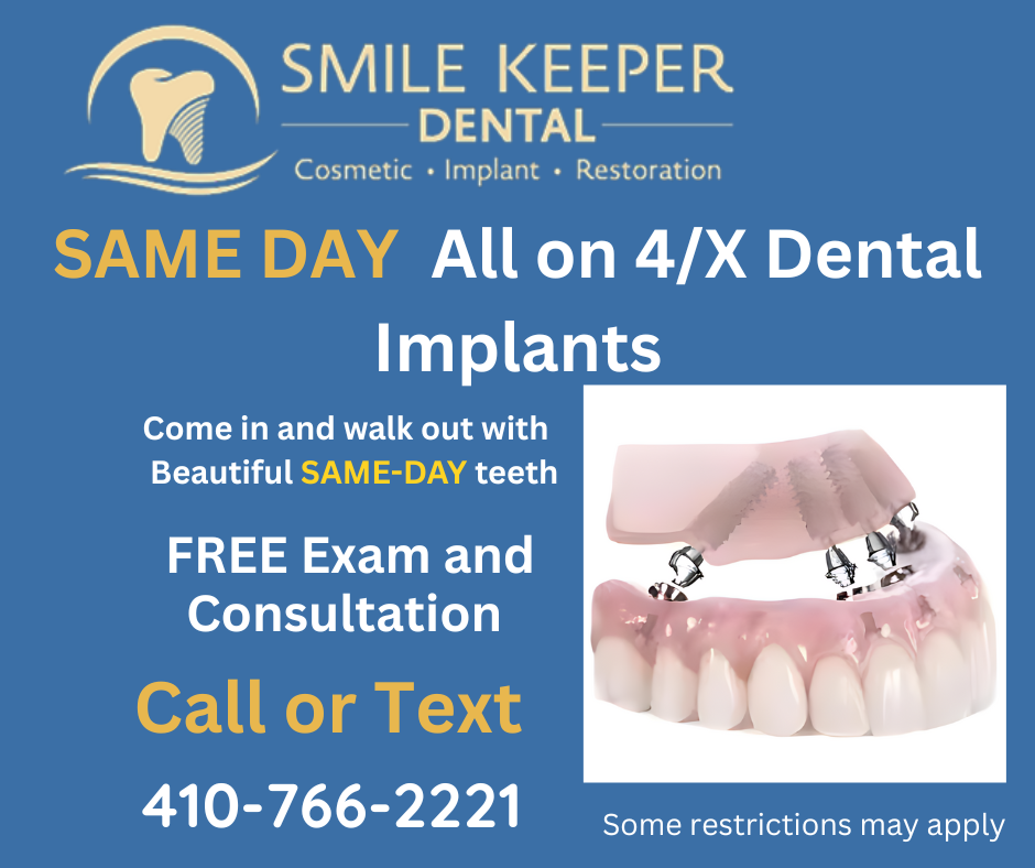 Patient consulting with dentist