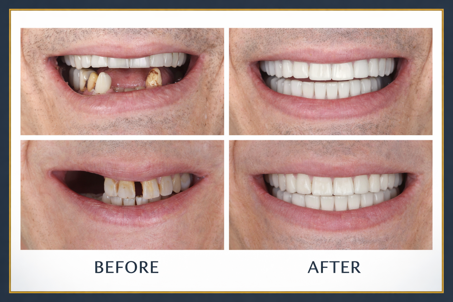 All-on-4 Dental Implant Smile Transformation